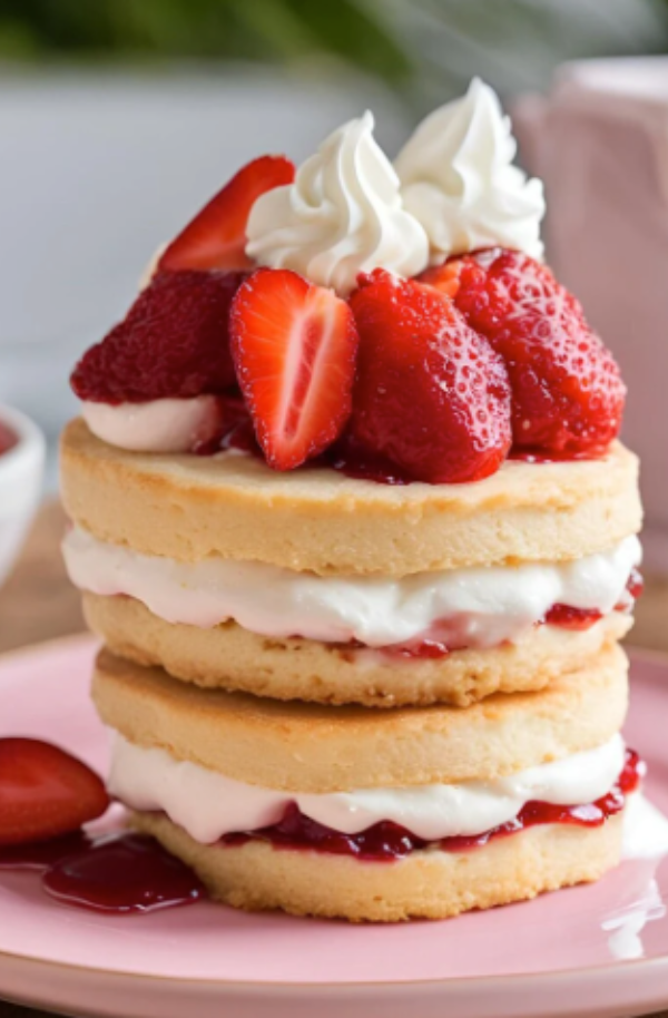 Layered Strawberry Shortcake Delight PDF